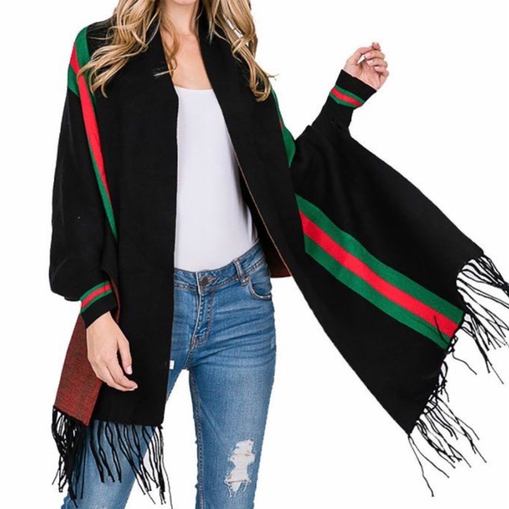 One size fits all designer inspired shawl